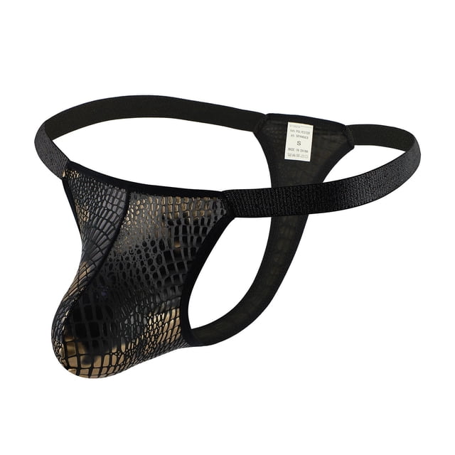 TIHLMK String pour Hommes, Mode, Brillant, Respirant, Culottes