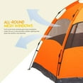 thumbnail image 4 of Glarewheel  4-Person Pop Up Tent, Orange, 4 of 7