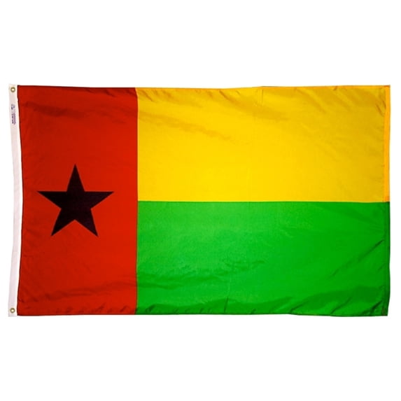 2x3' DURAWAVEZ GUINEA BISSAU NYLON FLAG CH&G