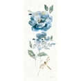 thumbnail image 2 of Nai, Danhui 8x14 White Modern Wood Framed Museum Art Print Titled - Blues of Summer IV Gilded Panel, 2 of 4