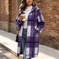 thumbnail image 6 of Tqcoqu Women's Zip Up Hoodies,Oversized Long Fleece Hooded Sweatshirts,Casual Jacket Coat with Pockets,Soft Comfy Full Zipper Trendy Hoodie for Fall Winter, 6 of 9