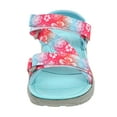 thumbnail image 3 of Northside Girls' Shoes Water-Resistant Open Toe, Medium Aqua/Pink, 11 Little Kid, 3 of 6