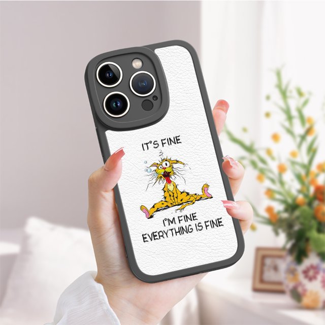 Mejore el estilo y la protección de su iPhone con una cubierta de goma TPU con estampado de dibujos animados para teléfono