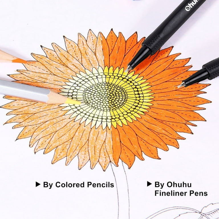 Ohuhu Hana Highway Fineliner Drawing Pens,18 Pack – ohuhu