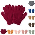 thumbnail image 4 of OJSFQUFP Toddler Winter Gloves Knitted Warm Elastic Gloves Suitable for Boys and Girls 5-10 Years, 4 of 9