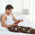 thumbnail image 5 of Honiee Red Rose Skull for men - a sleek fusion of Straight Pajama Pants, versatile Lounge Pants, and cozy Sleepwear, all rolled into one-XX-Large, 5 of 6