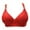 Red, variant on Women's Push Up Soft Cup Unpadded Sexy Wireless Bra, Lightweight and Suitable for Daily Wear