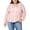 Pink - Ancien Irlandais, variante sur Style & Co. Blouse à Enfiler en Dentelle à Col en V pour Femmes, Rose, Grande Taille, 0X