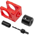 thumbnail image 1 of Door Lock Installation Kit, Metal Door Lock Hole Saw Door Knob Installation Kit for Deadbolts and Lo, 1 of 5