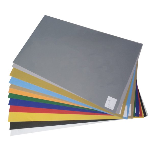 Rollo de vinilo adhesivo para manualidades 12 colores 300mm x 210mm para carteles de colección de recortes letras con adhesivo trasero para bricolaje