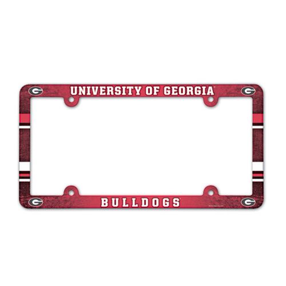 Bulldogs License Plate Frame Full Color