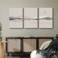 thumbnail image 3 of wall26 Canvas Print Wall Art Watercolor Depiction of Mountain Range Scenic Landscape Illustrations Modern Art Mid-Century Modern Cool for Living Room, Bedroom, Office - 16"x24" x 3 Panels, 3 of 5