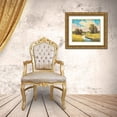 thumbnail image 3 of Reynolds, Graham 32x26 Gold Ornate Wood Framed with Double Matting Museum Art Print Titled - Farming Country, 3 of 4