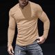 thumbnail image 1 of Blusa de manga larga con capucha para hombre, camisas casuales de moda, jersey de cuello alto, blusa de manga larga para hombre, 1 of 6
