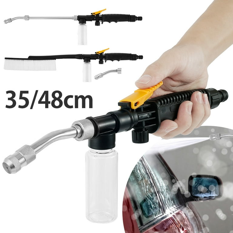 High Pressure Power Washer Water Nozzle Wand Attachment Garden Hose With  Soap Dispenser(35cm)