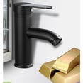 thumbnail image 3 of Grifo de lavabo negro mate - Mezclador de agua fría/caliente - Negro, 3 of 5