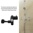 thumbnail image 4 of Shower Head Diverter Valve Metal Shower Arm Diverter For Hand Held Showerhead And Fixed Spray Head, 4 of 8