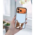 thumbnail image 5 of WIRESTER Shockproof Soft Rubber Cover Case for Apple iPhone 17 Pro Max 6.9" 2025, Animal Boston Terrier Red and White Dog On Light Blue Background, 5 of 5
