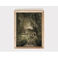 thumbnail image 1 of Vintage Countryside Wall Art Print Retro Rustic Spring Natural Views Canvas Painting Landscape Poster Picture Home Decor, size: 50*70 cm, unframed.,01, 1 of 7