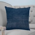 thumbnail image 4 of Pillow Covers 18x18 Set of 2, Vintage Navy Blue Square Throw Pillow Covers for Couch/Sofa/Living Room, Modern Abstract Retro Art Decorative Soft Pillowcases for Couch Throw Pillows, 4 of 7