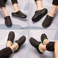 thumbnail image 6 of Dannto Men Women House Slippers Memory Foam Indoor Outdoor Clog Shoes Slip on Warm Winter with Anti-slip Soft Rubber Sole, 6 of 7