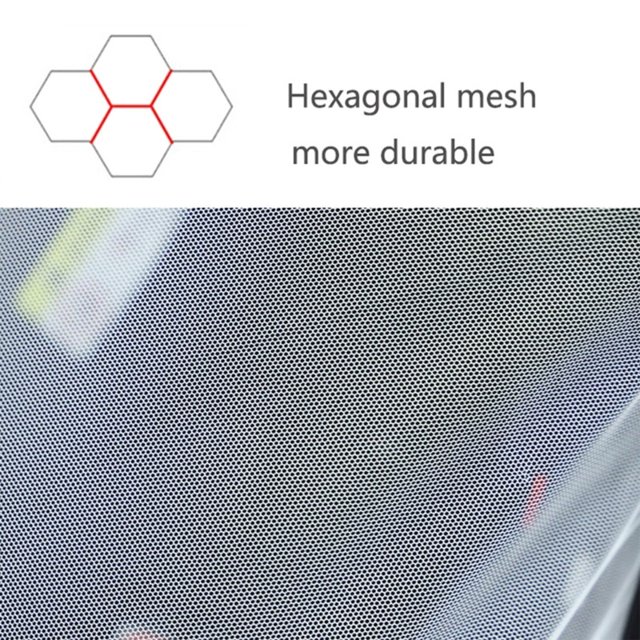 Cochecito de bebé para bebés, mosquitera, cochecito de malla, cubierta de red para cuna para niños pequeños, viajes al aire libre, caminar, compras, auspicioso LingWen 8390613767752