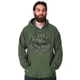 thumbnail image 5 of Alaska AK Rugged Mountain Moose Hoodie Sweatshirt Women Men Brisco Brands S, 5 of 6