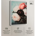 thumbnail image 2 of Three Shades of Peony I Canvas Romantic Floral Art by Art Remedy, White Frame, 20 x 30, 2 of 7