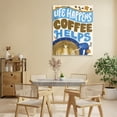 thumbnail image 3 of Life Happens Coffee Helps Canvas Art, 24 x 30, Made In USA, 3 of 6