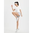 thumbnail image 7 of BALEAF Women's Short Sleeve Workout Tops Athletic Running Shirts Quick Dry T-Shirts Loose Fit Gym Yoga Tee UPF 50+ White M, 7 of 7