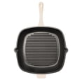 thumbnail image 2 of BergHOFF Neo 3pc Cast Iron Cookware Set, Grill Pan & Round Dutch Oven, Meringue, 2 of 7