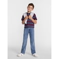 thumbnail image 2 of Wonder Nation Boys Vintage-Inspired Straight Fit Denim, Sizes 4-16 and Husky, 2 of 9