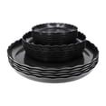 thumbnail image 2 of Almencla 15 Pcs Plateaux Ronds pour Plantes Soucoupes pour Cour Intérieure Extérieure Noir, 2 of 8
