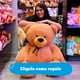 thumbnail image 4 of PELUCHERIA | Oso de Peluche Gigante Suave y Bonitos. Osos Gigantes de Peluche Esponjoso y Resistente. Tam: 120 cm. Elaborado en poliéster. Peluche Gigante (Moka), 4 of 5