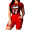 Sequin-Red, variant on Women Tracksuit 2 Piece Outfits Set Workout Biker Short Set Lips Graphic Summer Gym Pants Suits Sweatsuit
