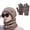 Khaki, variant on Baqcunre Clearance! Scarf, Hat, Glove Set, Women And Men Winter Knit Warm Hats Scarf Purposehat Ear Windproof Hat Warm Gloves Three Set, Scarf for Women, ,