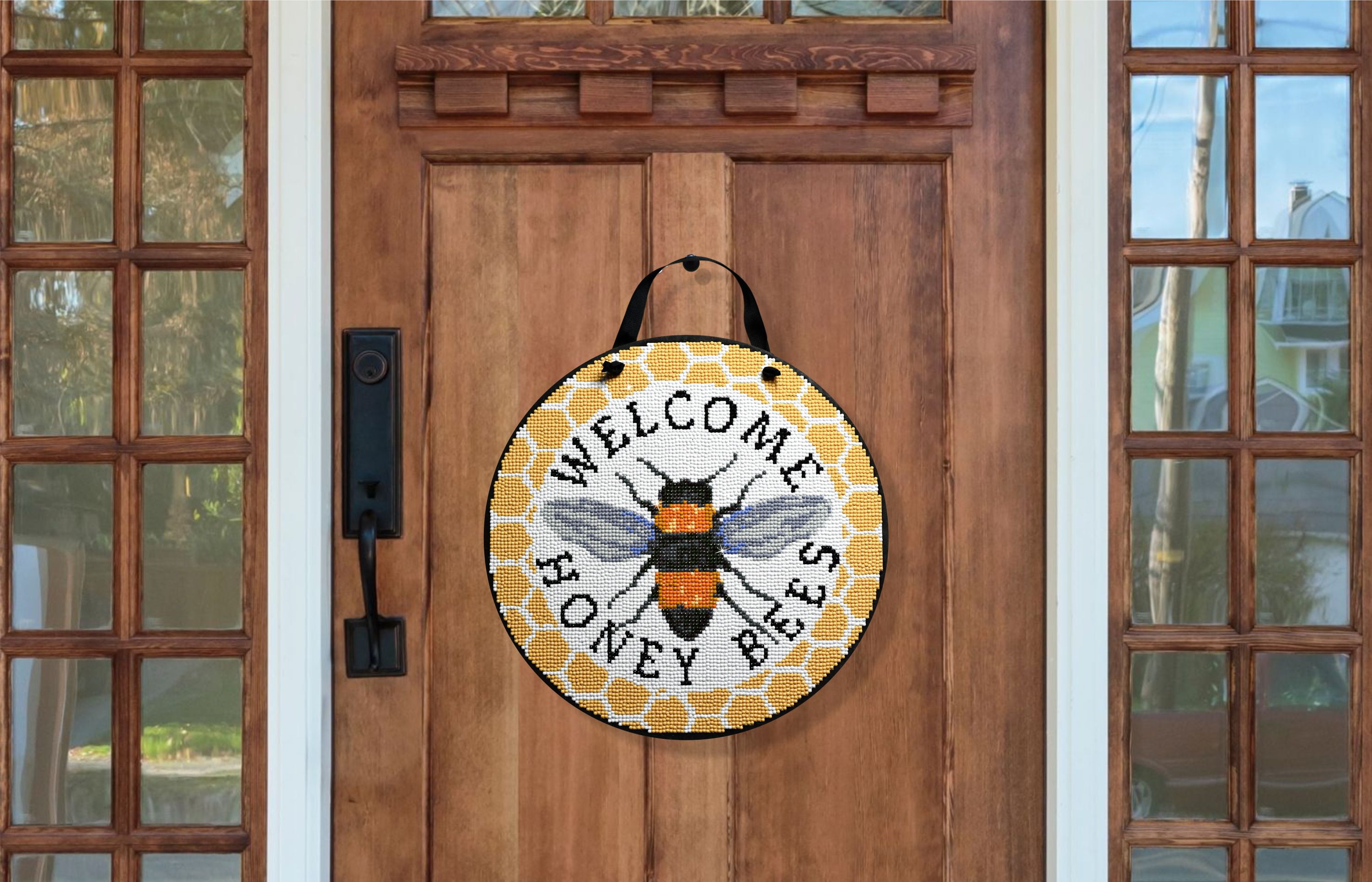 Honey Bee Welcome Diamond Painting Kit