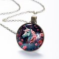 thumbnail image 6 of Unicorn Necklace Personalized Custom Photo Round Pendant Adjustable Stainless Steel Necklaces with Gift Box for Men Women Mothers Valentine's Jewelry Gift, 6 of 6