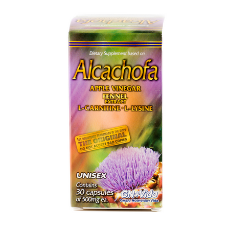 Alcachofa Capsulas Artichoke Weight Loss Dietary Supplement Capsules With Carnitie And Apple Cider Vinegar 30 Count