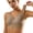 Beige, variant on Bras for plus Size Women Women's Front Side Buckle Lace Edge Without Steel Ring Movement Seamless Gathering Adjustment Yoga Sleep Large Bra