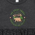thumbnail image 4 of Inktastic The Great Smoky Mountains Are Calling Girls Baby Dress, 4 of 5