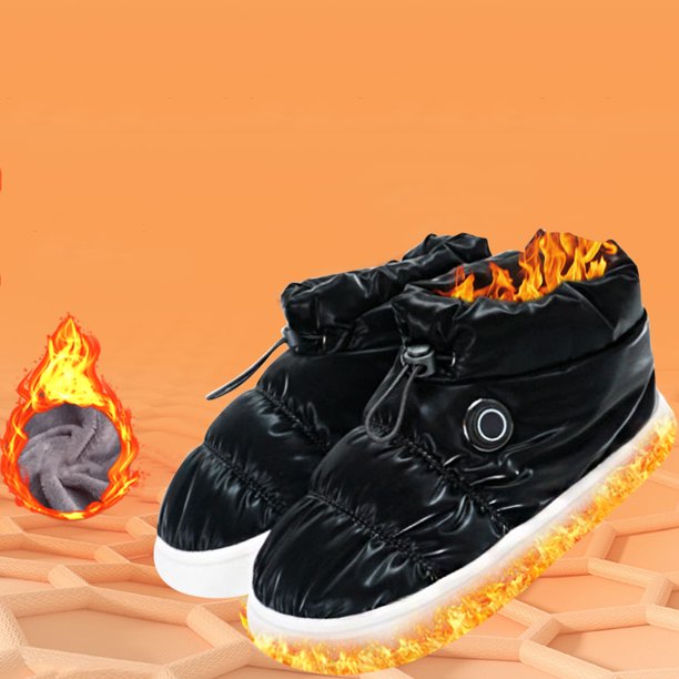 Calentador de pies con calefacción para hombres y mujeres, 3 configuraciones de calor, zapatos calientes eléctricos (negro 44-45) Likrtyny Tenis De Mujer Tenis De Hombre