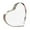 A-b, variant on Mother's Day Gift Heart Shaped with Flower Collectible Flower Desk Table Top Home Decor Paperweight Handmade Birthday Gift Graduation Party Decoration 1PCS