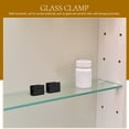 thumbnail image 1 of unbranded 8Ud Soportes Ajustables Negros Para Estantes Y Espejos Sin Marco Robusto Y Seguro, 1 of 8