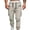 Beige, variant on Men's Hip Hop Urban Style Streetwear Cargo Pants Slim Fit Stacked Joggers Zipper Multi Pocket Techwear Tapered Jogger Pants for Fall, Khaki, XL