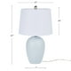 thumbnail image 5 of Lamp Nourison Coastal Blue Ceramic, pantalla blanca de 23 pulgadas, juego de 2, 5 of 7