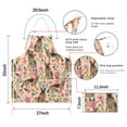 thumbnail image 7 of German Shepherd with Pioneer Flower Apron-Garden Aprons for Women with Pockets-Cotton Linen Waterproof Kitchen Cooking Gardening Aprons Adjustable for Kitchen,Cooking,BBQ and Salon 33x27 Inch, 7 of 7