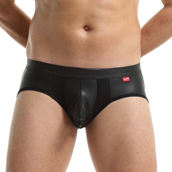 Vedolay Men Brief Men's Underwear Soft Comfy Breathable Trunks Briefs Stretch Underwear,Black M