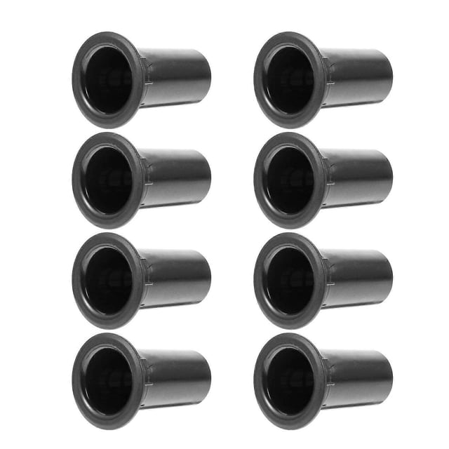 8 Pcs Speakers ABS Port Tube Subwoofer Bass Reflex Component Pilot Hole Plastic
