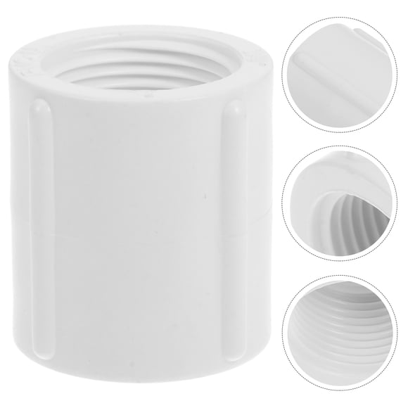 FOMIYES 10Ud Conector Para Tubería PVC Material Duradero Para En Construcción Y Hogar